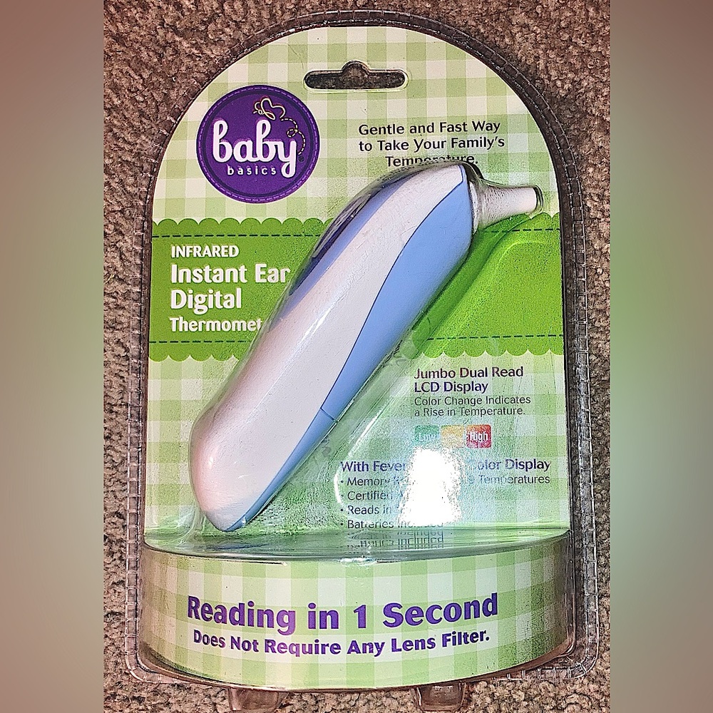 Baby Basics Instant Ear Digital & Infrared Thermometer *NEW*